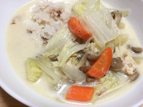 生クリームを使わないクリームシチュー